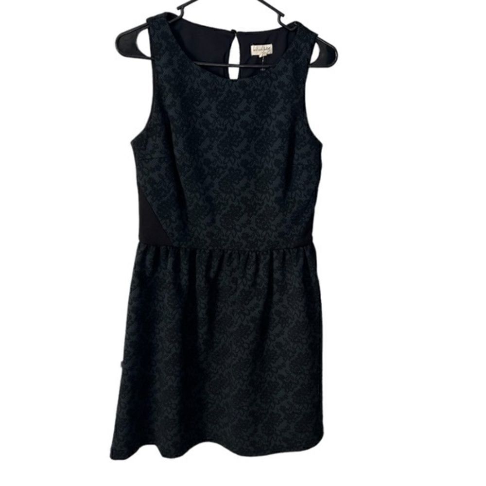 Madison Jules Black and Green Floral Fancy Dress